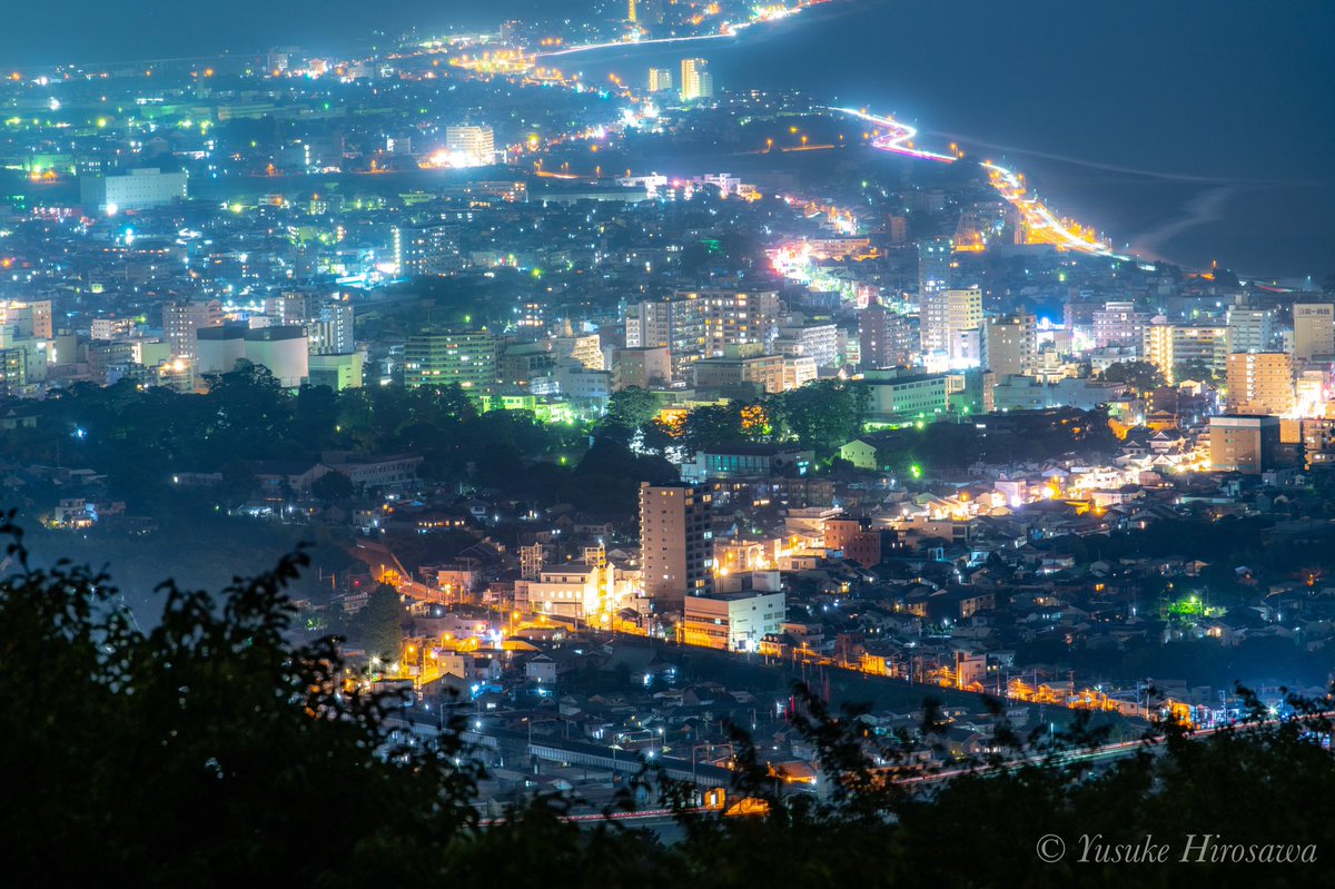 廣澤 祐輔 小田原の夜景 写真で奏でる私の世界 ファインダー越しのわたしの世界 キリトリセカイ 写真好きな人と繋がりたい 東京カメラ部 夜景 Nightview 小田原市 一夜城跡