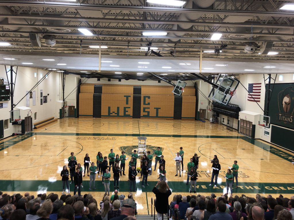 A joint vocal performance from <a href="/tcapsnews/">Traverse City Area Public Schools (TCAPS)</a> high school choirs. What a great way to kick of the 2019-2020 school year #trojantradition #tcaps