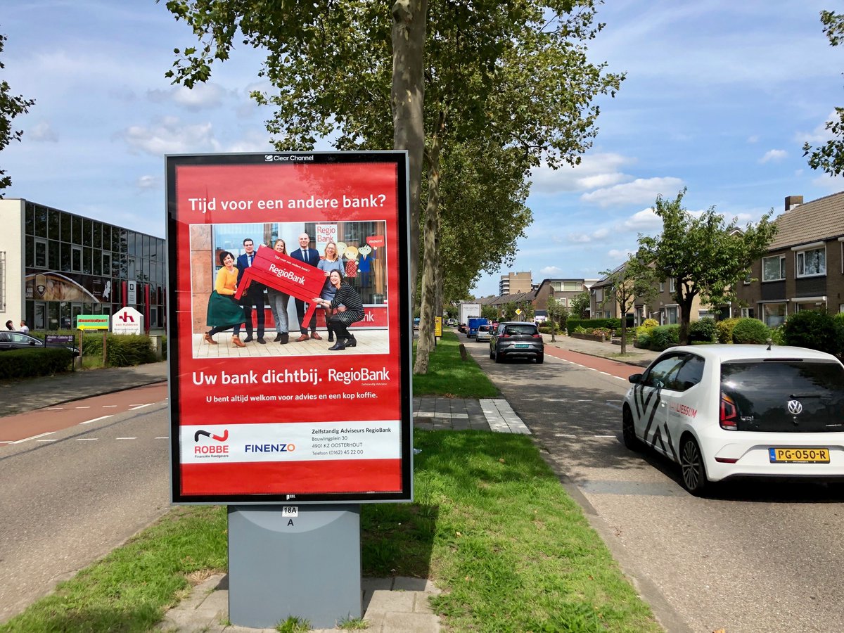 Tijd voor een andere #bank in #Oosterhout? Uw bank dichtbij! #Finenzo #Robbe
