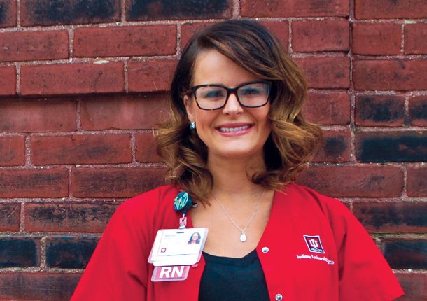 Whitney Bruggeman, RN, works as a post-anesthesia care unit nurse at IU Health Jay Hospital. Learn more about what inspired Whitney to pursue her profession: buff.ly/2ZkWpnG. #IUHealthNursesRock