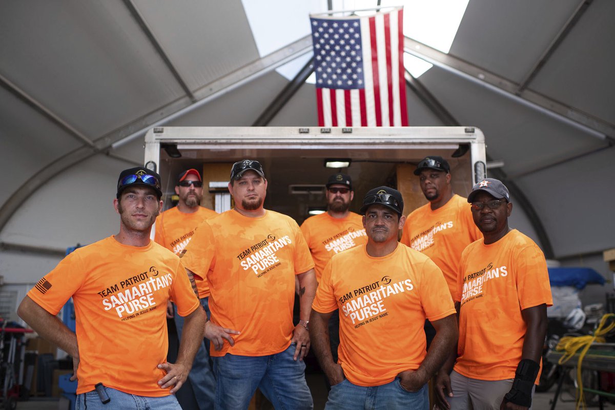 Franklin_Graham's tweet photo. #TeamPatriot #OperationHealOurPatriots @SamaritansPurse #TexasRebuilds #Veterans https://t.co/fxMGTNreQn