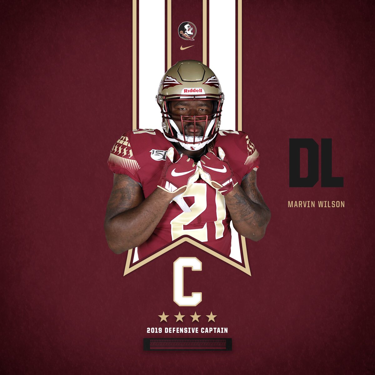 FSUFootball's tweet photo. Congratulations to our captains, voted by their teammates. 

#DoSomething | #OneTribe https://t.co/PopWmmY1g5