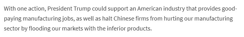 LetAmericaLead's tweet photo. One thing @realDonaldTrump can do to help US manufacturing in the face of Chinese cheating is to send the Kigali Amendment to the Senate for ratification https://t.co/60NXx1um4r https://t.co/CjUN9xYprU