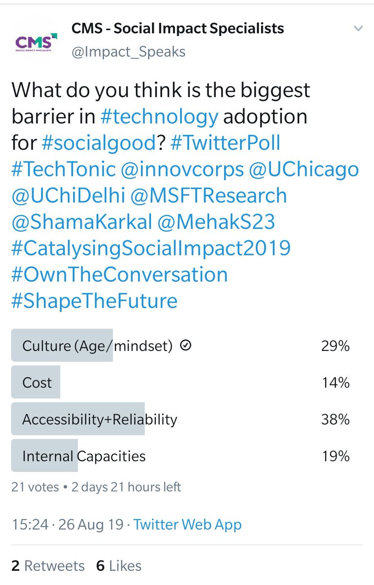 kitaabzaadi's tweet photo. This is so interesting!! What are the accessibility and reliability issues we are talking about? 
#techforgood #t4d #techtonic #socialimpact #techfordev #techforall
#CatalysingSocialImpact2019 @Impact_Speaks @raghu_cms @shiv_catalysts @innovcorps @VatsimaTripathi @saumyatheysay https://t.co/8ol7Qkueps