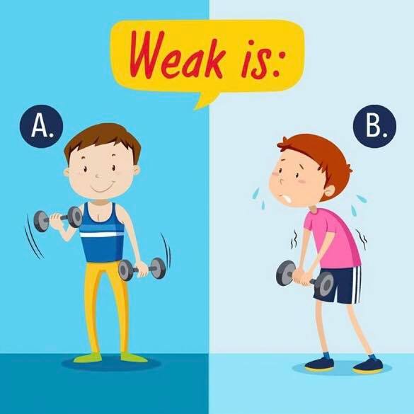 'débil' es una persona con poca fuerza física. 🤔🧐 - cuál es la respuesta correcta? 🤓 Elige ' A ' o ' B ' 😉👇
#WallStreetEnglish <a href="/PlazaMayorChia/">PLAZA MAYOR CHIA</a>