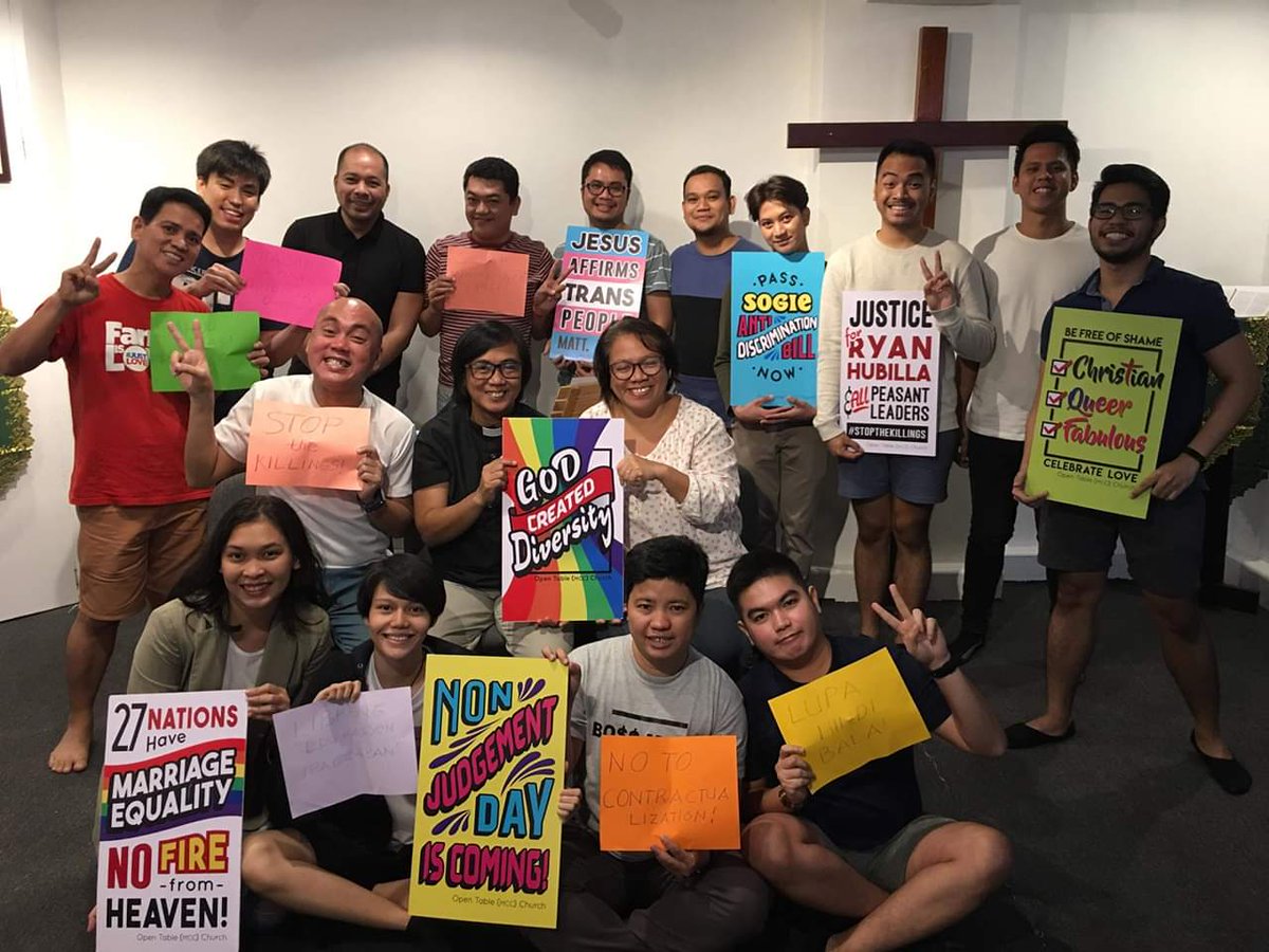 opentablemccph's tweet photo. Isa nanamang makabuluhang pagtitipon ng mga LGBT+ na Kristyano ang naganap sa aming munting kapilya.

Salamat po Rev. Irma sa inyong mapanghamon na preaching. #beMCC https://t.co/bxguezTOKi