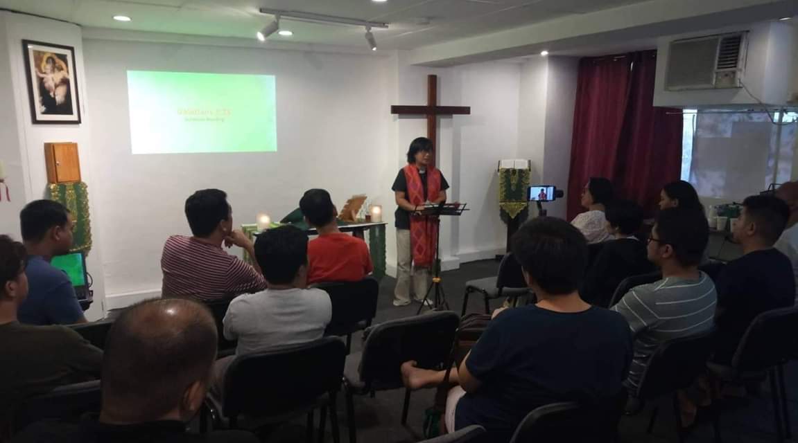opentablemccph's tweet photo. Isa nanamang makabuluhang pagtitipon ng mga LGBT+ na Kristyano ang naganap sa aming munting kapilya.

Salamat po Rev. Irma sa inyong mapanghamon na preaching. #beMCC https://t.co/bxguezTOKi