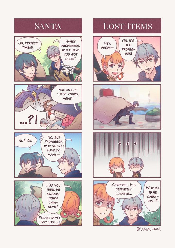 NekoBabbles's tweet photo. #FireEmblemThreeHouses #lostandfound #thosedarnkids #lowmotivation https://t.co/5JPXQb8Jy0