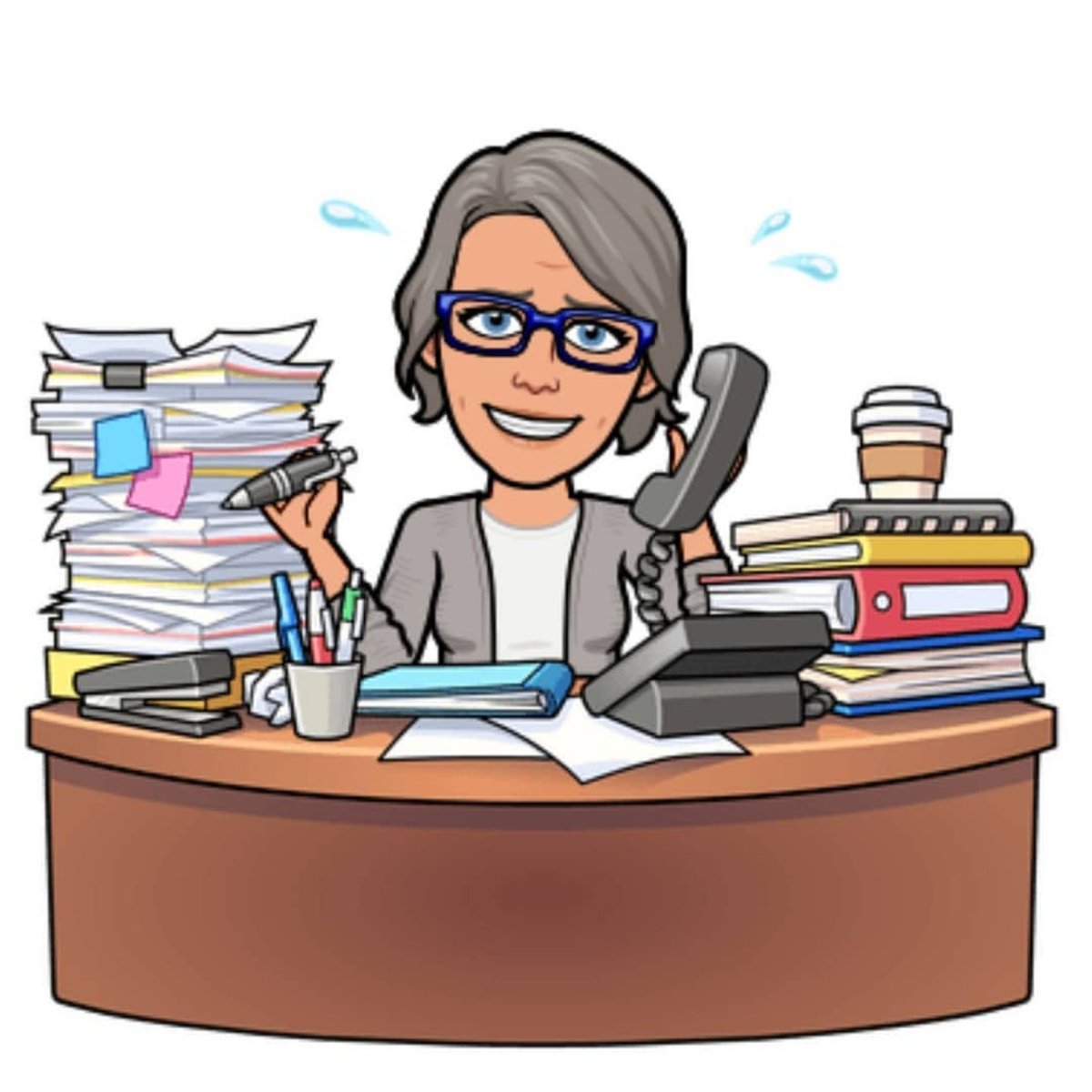sharyntormanen's tweet photo. Alright....here we go. Time for me to act like I know what I'm doing. #clerk #newgig #fakeittillimakeit #keeponsmiling https://t.co/FuacuSw6J4