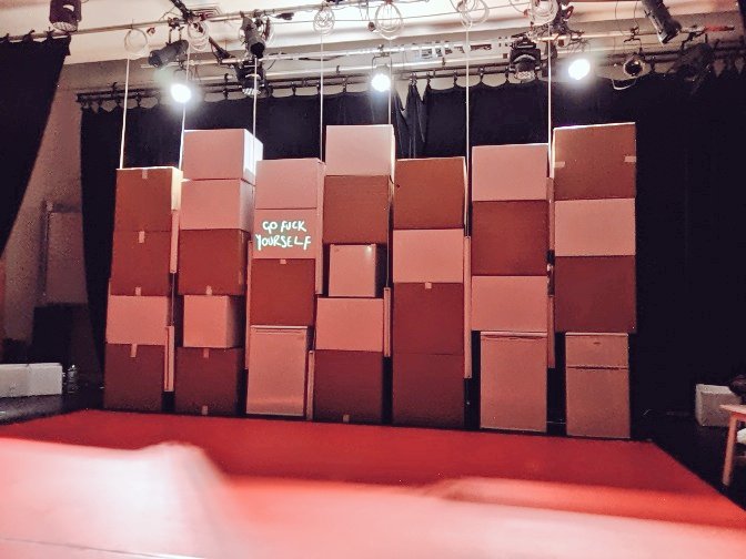 clastone's tweet photo. @ScotteeIsFat #FatBlokes had me on my feet dancing to Gossip by the end. It was my last #edfringe show and I couldn't ask for a more joyful ending. Heartbreakingly honest and liberating, with brilliant performances by 5 blokes sharing their truths. Let's put an end to shame. 🙌🙌 https://t.co/WbhdXLKomt