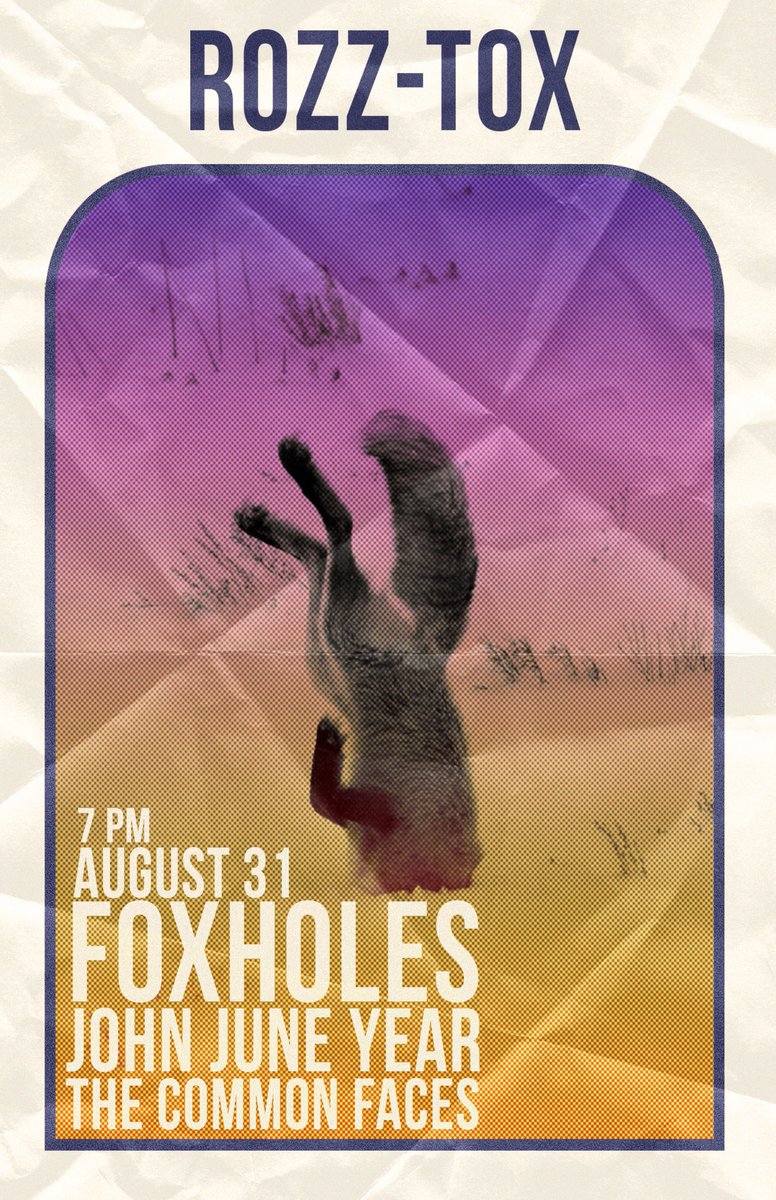 Back in the Quad Cities Saturday with a great show at <a href="/ROZZTOX/">ROZZ_TOX</a> with <a href="/JohnJuneYear/">John June Year</a> &amp; #thecommonfaces 🙌🙌🙌