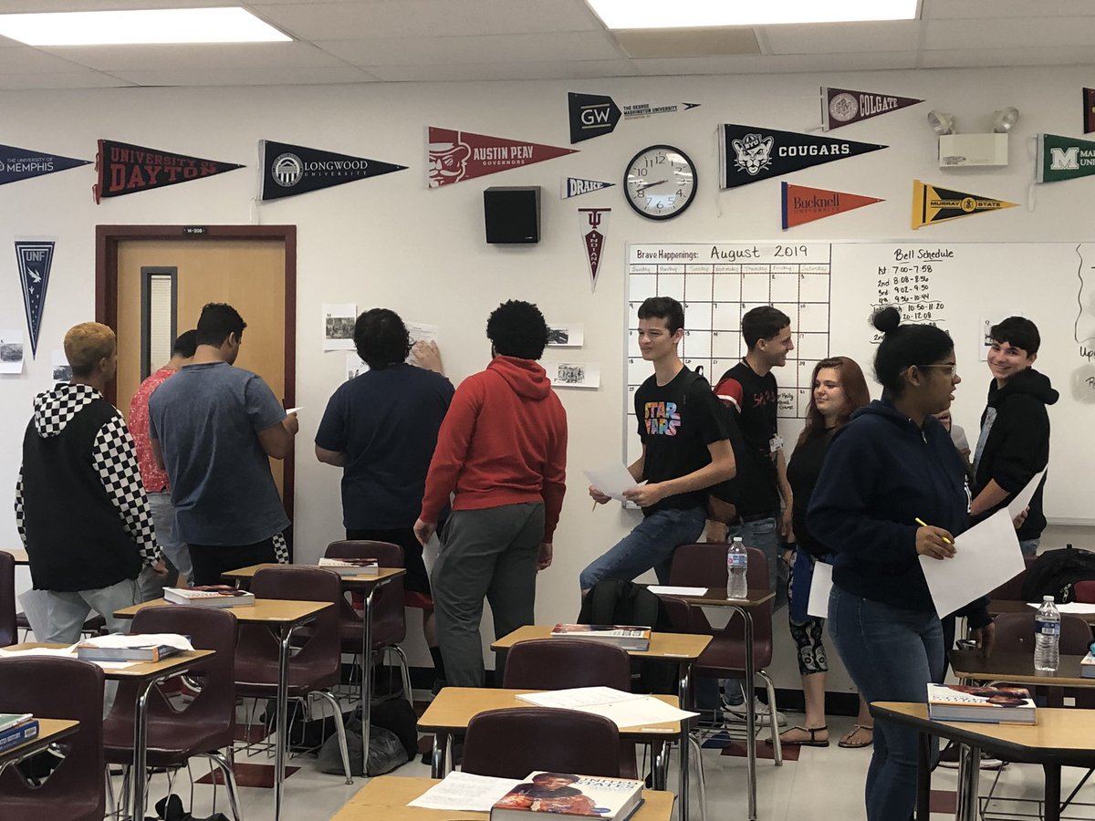 HistoryLgus's tweet photo. Students analyzing Reconstruction photos with possible captions!@principalRVann @LGHSOfficial @summerfisher30 https://t.co/W9rFoNxdT3