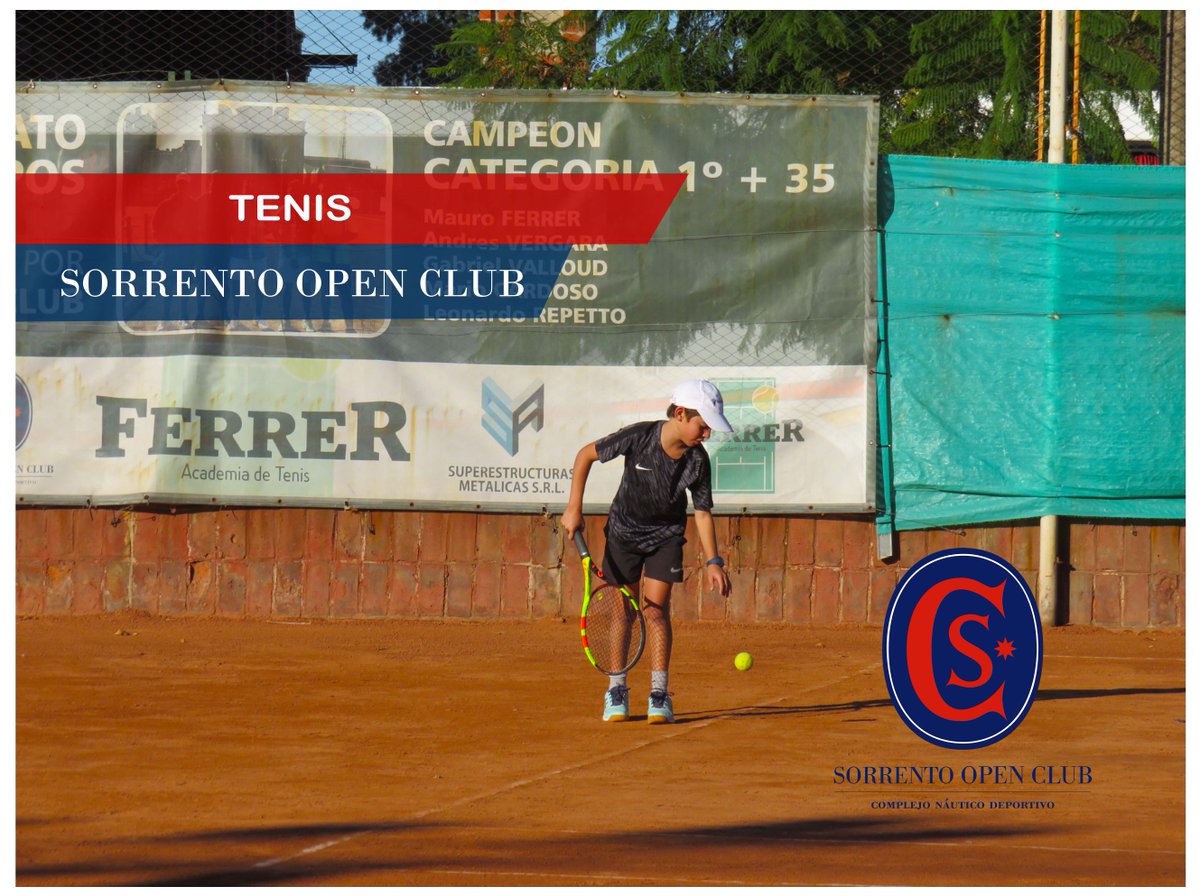 🎾¡Disfrutamos juntos de nuestras canchas de #Tenis  ! 🎾
¡Te esperamos!
-----------------------------------------
⚓️#Sorrentoopenclub
341 6 41 6000 | 454 5269
🏡José Hernández 831-Rosario
