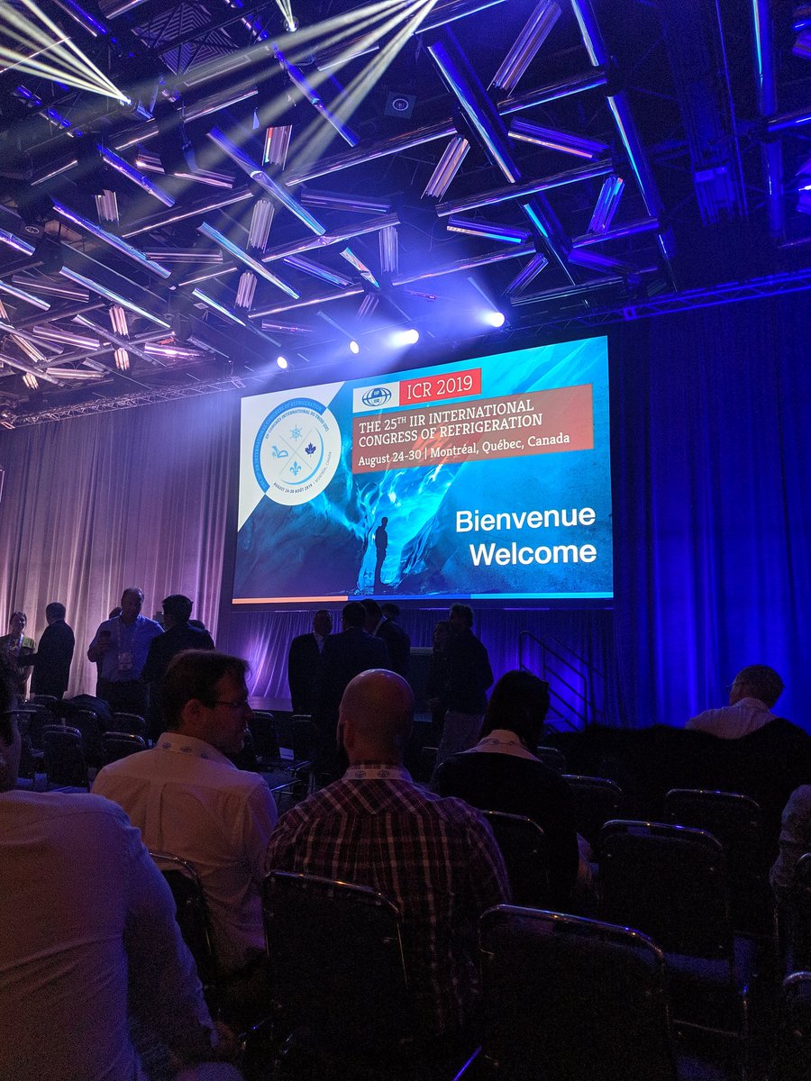 JROlatunji's tweet photo. The 25th International Congress of Refrigeration in beautiful Montreal is about to begin! #ICR2019Montreal https://t.co/KUU7Vtutyg