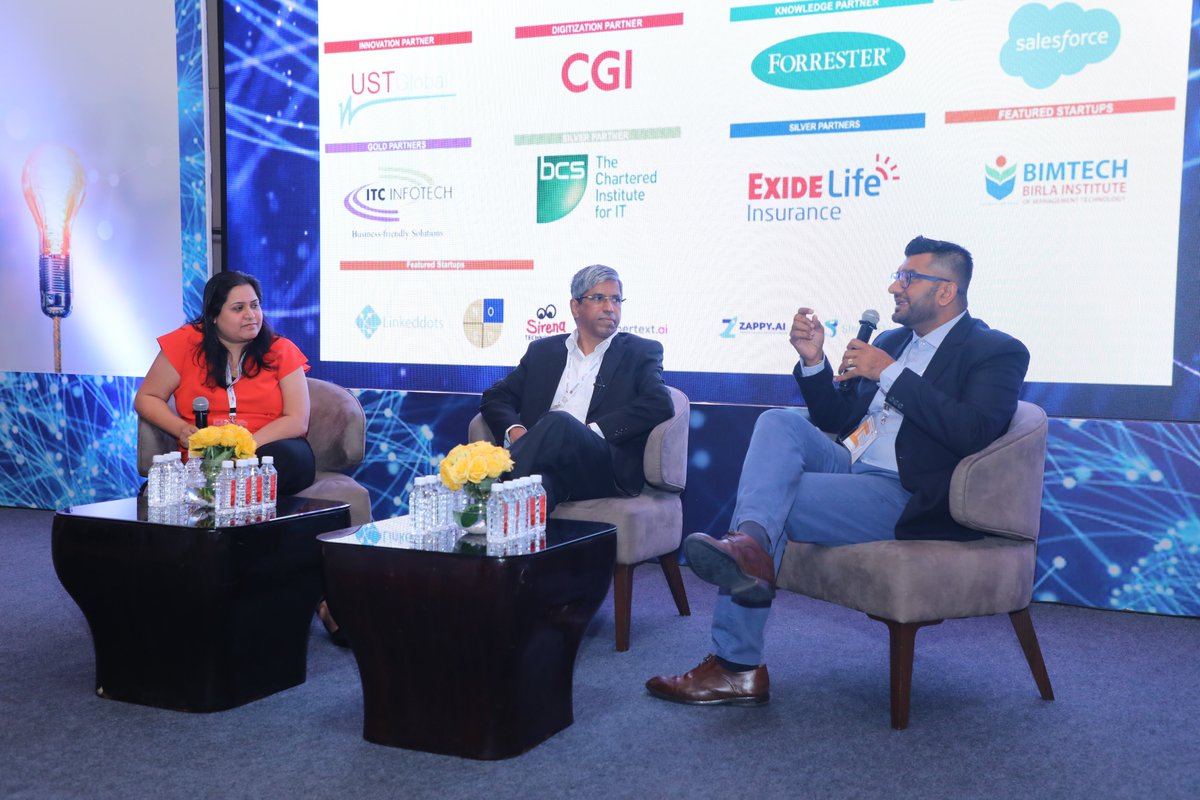 ConfHorizon's tweet photo. Panel discussion on "Supercharging your #CX strategy" at the #ConfHorizon Conference moderated by Vasupradha S from @Forrester, Panelist: Harshit Desai from @abcapita and Gopal Krishna Sharma from @Fiserv.

#BAConvention2019 @BAConvention #CustomerExperience #CXStrategy #UX #Data https://t.co/099TAjTAXo