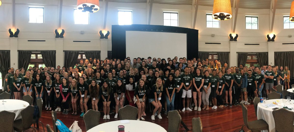 TulaneLaw's tweet photo. Dear world, today is the #FirstDay of their law education. Everything changes today. Everything begins today. #TLS22 is lucky to have the Harris Fellows to help them navigate first year. Don't worry, world, #wegotthem. #TulaneLaw #yougotthis #becominglawyers #becomingJDs #law https://t.co/BB7MlUo1Zw