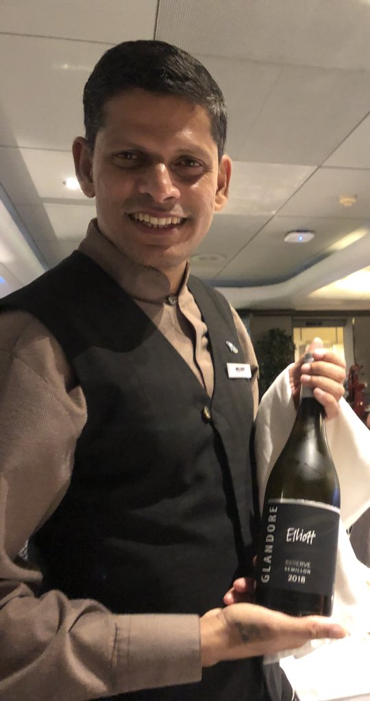 newietraveller's tweet photo. This was superb @huntervalleywc Semillon from @Glandorewines Elliott Reserve Semillon @LukeMangan #SaltGrill ping @POCruises #PacificDawn #diningout #foodie #wine #HunterValley https://t.co/N6ZAdzOrMq