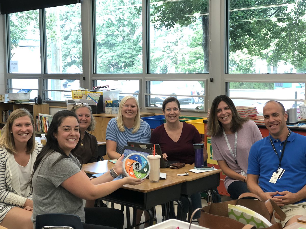 TechWithMatt's tweet photo. Great first morning back with all of my #CrestviewES teachers! They were good sports to play my welcome back breakout complete with #3Dprinted #HLP pieces! This year is going to be AWESOME! #ESinnovate #LifeReady @JonWirsing @jgdrake8 @HCPS_Innovates @HenricoSchools https://t.co/4aLoKl0JVJ