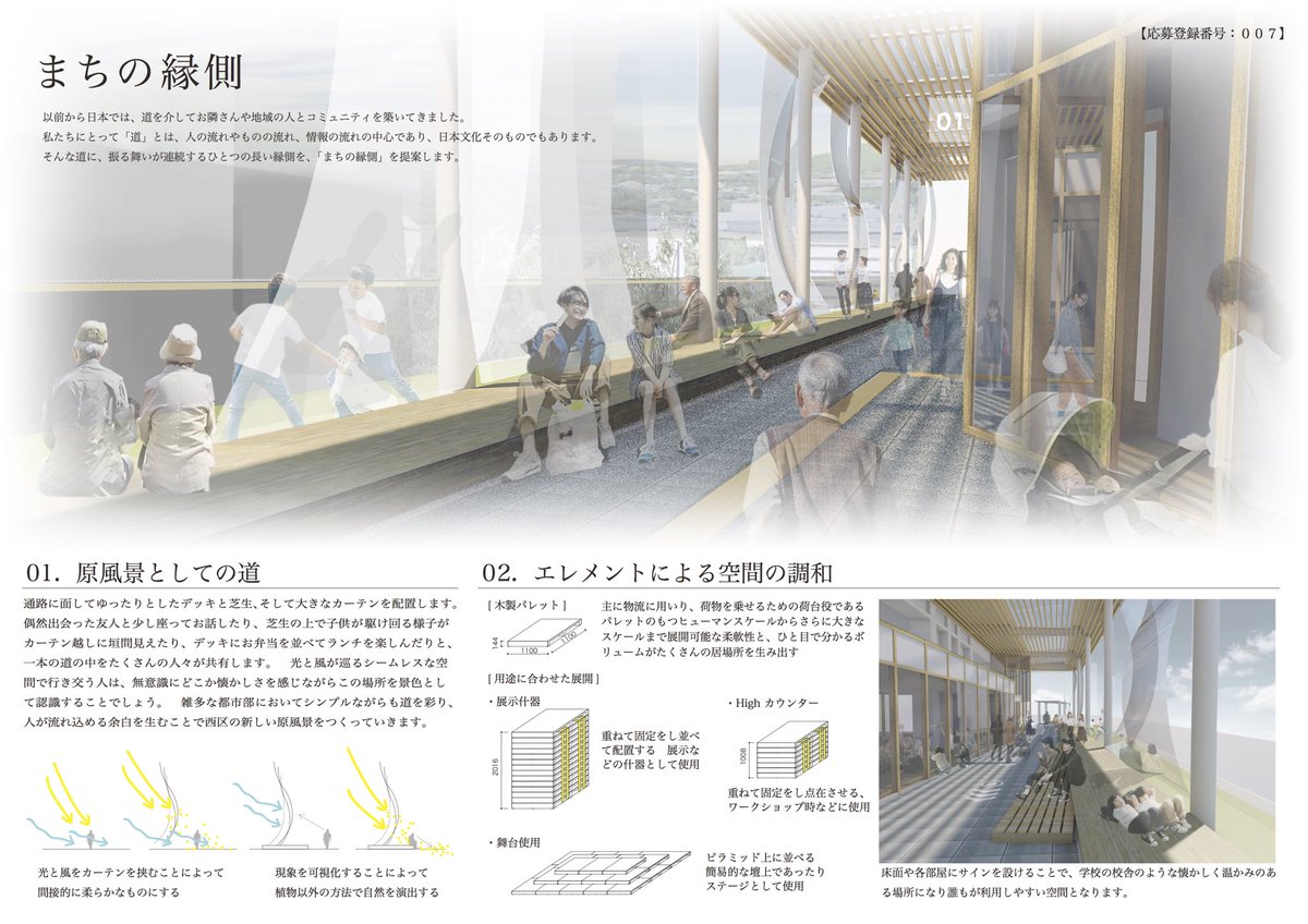 いいマ 西区コンペ 建築 いいマ 毎日のlifeに少しのlikeを 神戸市西区新庁舎連絡通路の提案をしました よかったらみてください