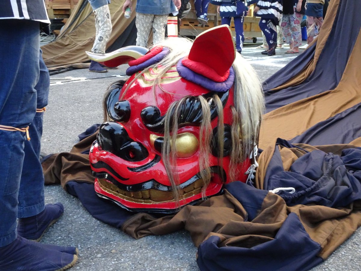 獅子頭 コレクション。真鍋2丁目さんと西真鍋町さん。2丁目さんの方は