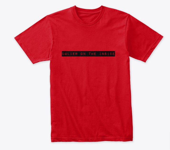 pathogen_x's tweet photo. Uglier On The Inside Premium Tee

Red/White/Light Grey/Dark Grey/Blue

See the collection @ https://t.co/FH6L980iNX

#tee #tshirt #ugly #art #streetart #uglier #uglierinperson #uglyinside #fashion #red #instafashion #style #blackandwhite #x #premium #dark #darkness #aesthetic https://t.co/6FIgR2wqwW
