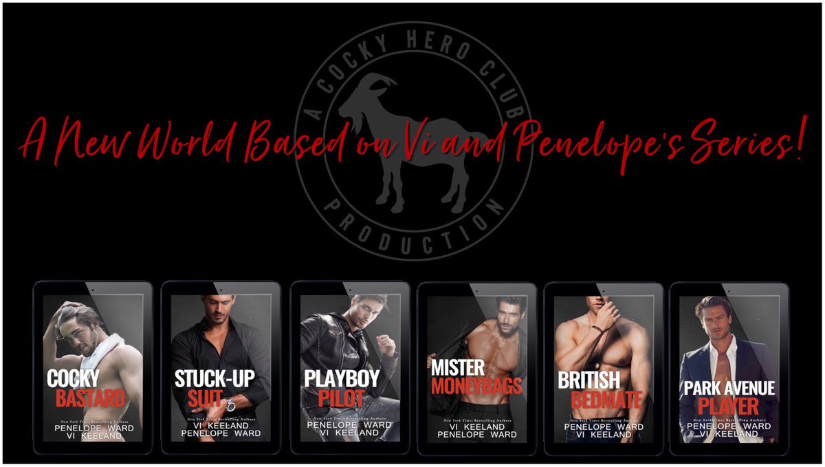 I’m thrilled to announce that I will be a participating author in Vi Keeland and Penelope Ward’s Cocky Hero Club World—books inspired by the original Cocky Bastard series. Click to sign up for our mailing list: subscribepage.com/CockyHeroClub