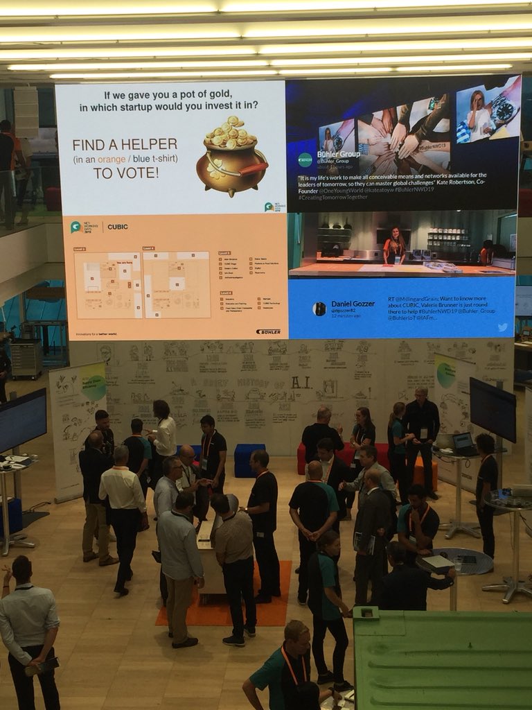 Buhler_Group's tweet photo. Our CUBIC innovation campus is filled with new ideas and curious people. #BuhlerNWD19 #CreateTomorrowTogether https://t.co/GevIyYV7tl