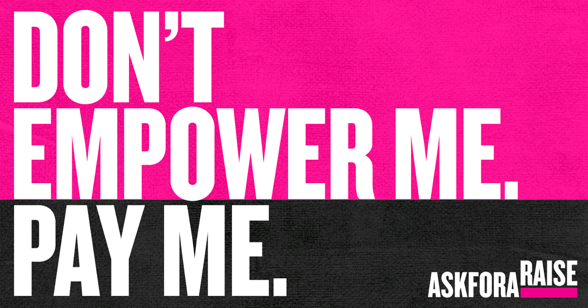 On #WomensEqualityDay don't use words for women like 'empower' and 'celebrate'. Use words like 'hire', 'promote', 'pay', 'raise', 'bonus', 'invest', 'fund', 'enrich' - and DO IT. Leaders, ask for that employee pay spreadsheet, find the women, raise their pay to the same as men's
