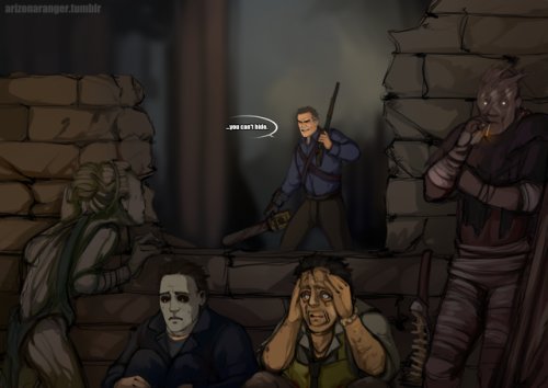 Springtrapkille's tweet image. &quot;come out here killers! I don&apos;t like hide and seek.&quot;