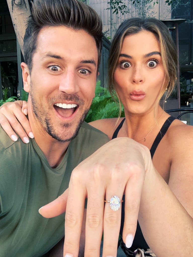 I always wanted to do a re-proposal. No cameras, no producers, no drama (&amp; for JoJo’s sake no 120 degree heat index in Thailand 😂)....just us! 
So without JoJo knowing I bought a new ring, made a plan, and got down on one knee all over again. Here’s to the next chapter 🥂 ❤️ you