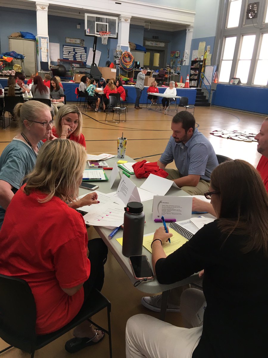 BeverlyVoos's tweet photo. Teachers working collaboratively getting ready for a great year at Oliver Partnership School Lawrence, MA! @AFTunion @AFTteach #OPS https://t.co/0xDeiHIaOA