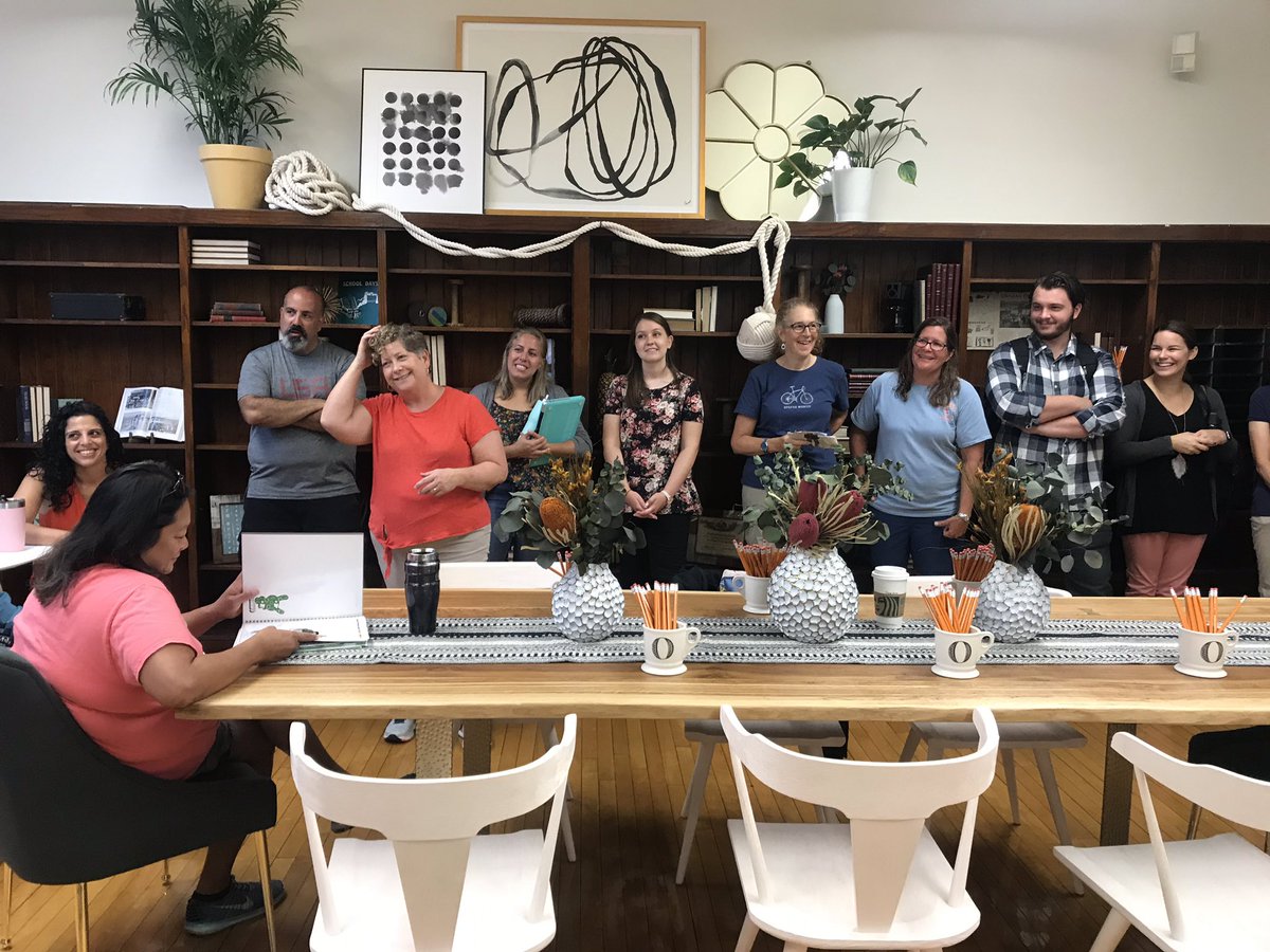 OnahanElementa1's tweet photo. Thank you Anthropologie for designing and donating our new beautiful staff lounge! We love it! https://t.co/6YZApmqn5h