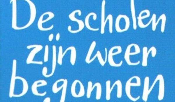 Allemaal welkom in het nieuwe schooljaar en we maken er weer een schitterend en spetterend jaar van!