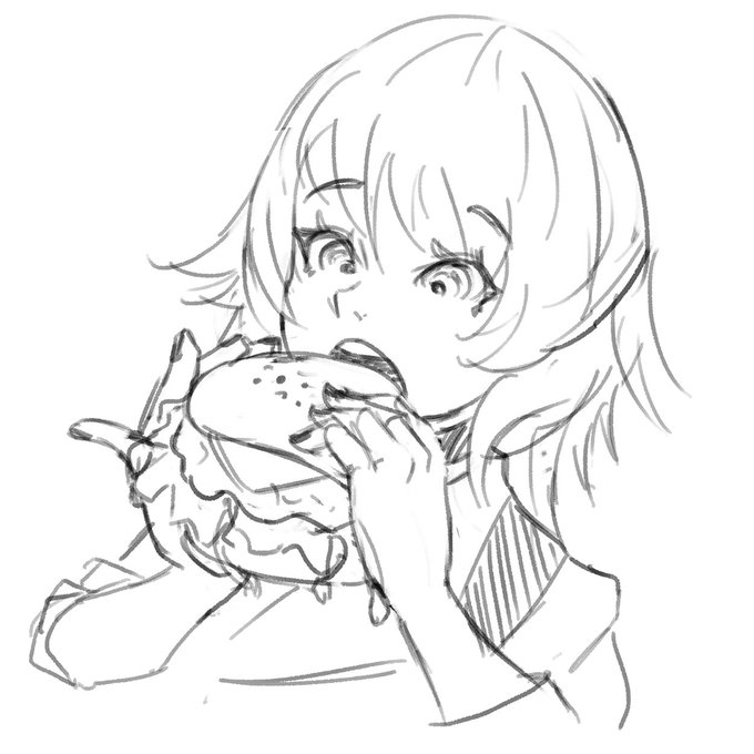 Sam's enjoying a good burgy dw about it