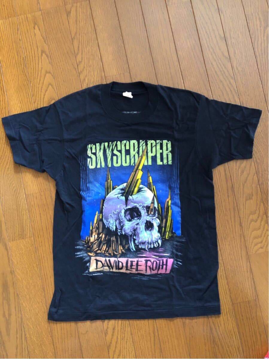 80s DAVID LEE ROTH SKYSCRAPER Tシャツ ビンテージ USA