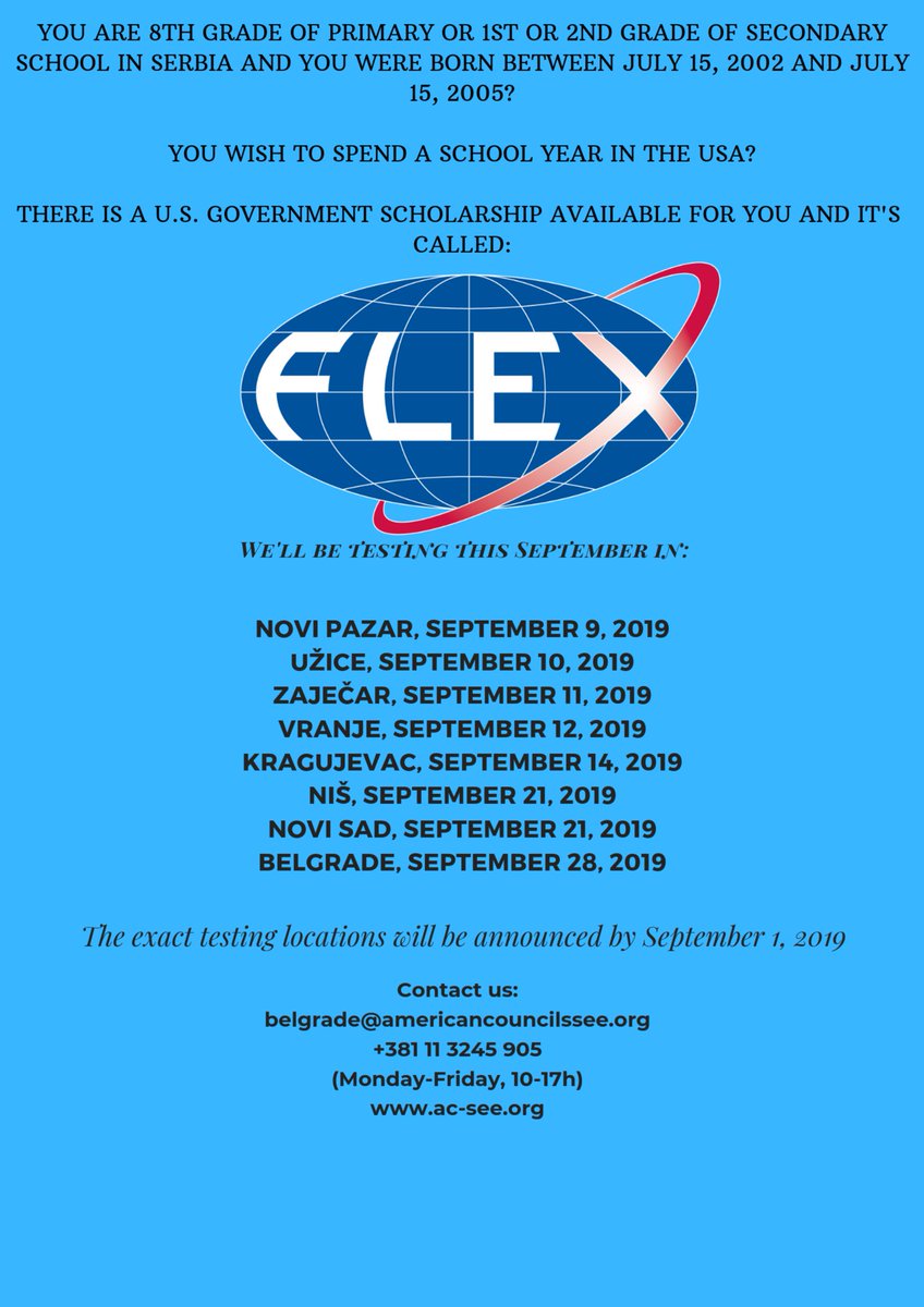 FLEX Alumni Serbia tweet media