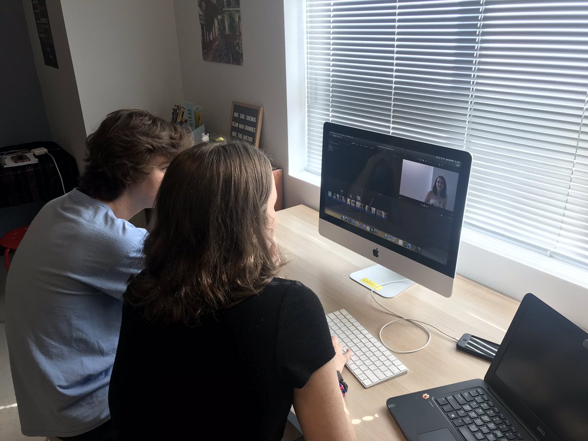 lncknightstudio's tweet photo. It’s only week two are they are already crushing it! They are getting on that editing groove for their 1 minute interviews and the videos are looking so good! #LNC #lncdigcit https://t.co/qNHAX4fUM7