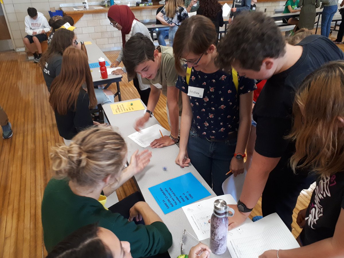 LCVI_LDSB's tweet photo. #HeadStartLC Cashless Casino in full swing! Working with #integers and #probability π²π² https://t.co/BkKqnHC1DZ