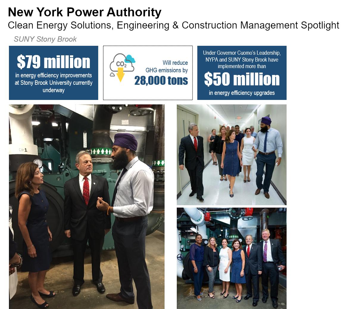 Extremely proud of our Engineering &amp; Construction Management team for the #energyefficiency upgrades at @StonyBrookU. Upgrades include LED Lighting, HVAC &amp; building envelope improvements. Excellent #projectmanagement by NYPA’s engineer Palwinder Singh!