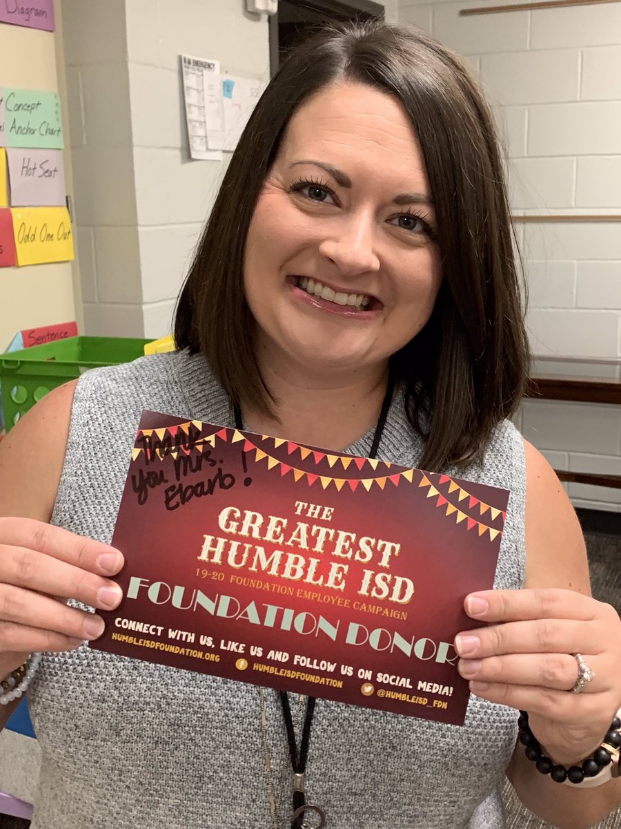EbarbMelissa's tweet photo. I got my card today! Support your school! @HumbleISD_GTE @HumbleISD https://t.co/EfBne73DBj