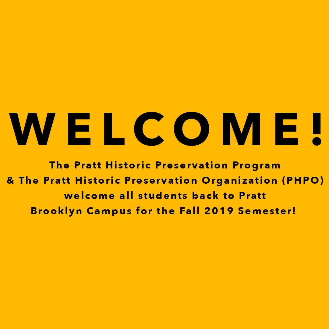 PrattPHPO's tweet photo. Welcome back everyone to Pratt Campus this Monday for the start of Fall Semester 2019! We are so excited to have new students join us, and to see the friendly faces of current students. Cheers to a successful semester! https://t.co/9aX0GZ8LSP