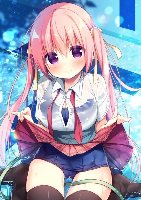 コミケ&amp;コミティアお疲れ様でしたー絵!!暑い中来ていただきありがとうございました!!
プール掃除最初からサボる気まんまんの菜々水ちゃん!! 