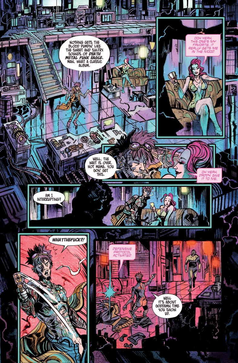 Vengeance Takes Its Toll this Wednesday, August 28th when Heavy #1 by @3CheeseMacho, @vinartwork and @JustinBirch hits Kickstarter. Please enjoy the preview

#cyberpunk #scifi #Noir #crimefiction #80saction