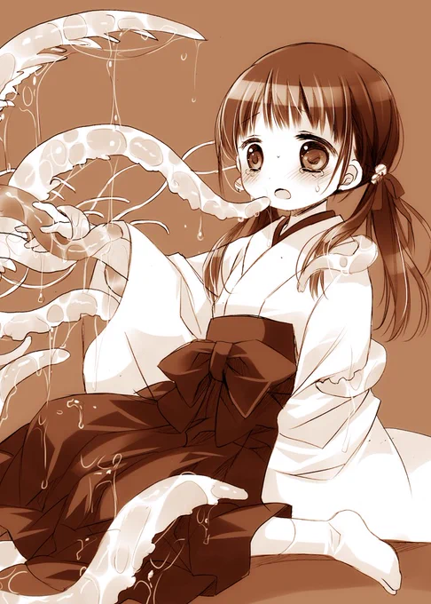 触手と少女のお話はまた描きたいです(触手と少女のお話が好きなので) これはいつか描きたいな～とぼんやり考えてる神様と結婚させられる(というテイでよくわからない異形の生贄に差し出される)運命の女の子のお話 