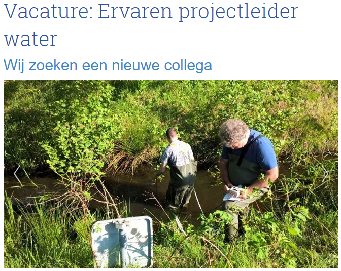MaaikeFeltmann's tweet photo. #Vacature bij  @WaterAcacia! Ben jij een ervaren (>10j) adviseur op gebied van #verzilting, #verdroginig en #wateroverlast? Heb je een breed netwerk in Nederland? En zoek je collega's die net zo enthousiast zijn voor het werk als jijzelf? Lees meer: https://t.co/wgdANUvFqb https://t.co/DACfnjRKYj