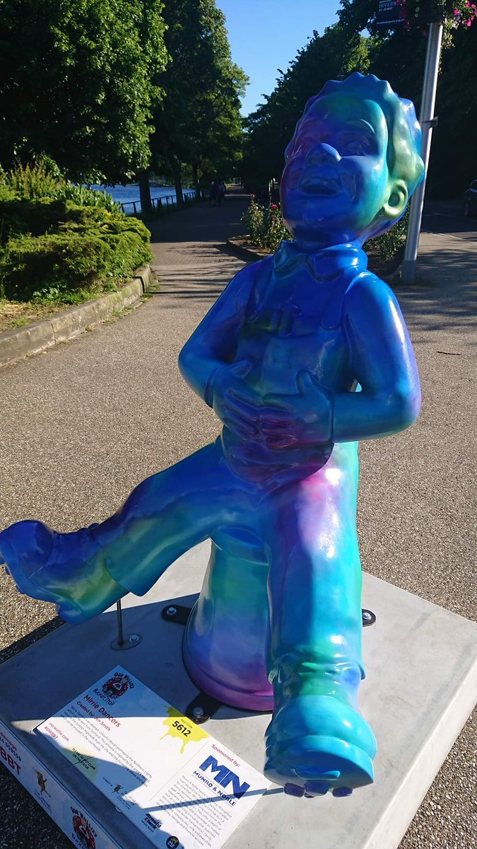 Last few days to see this guy - and all the other Oor Wullie sculptures on the <a href="/OWBIGBucket/">Oor Wullie's BIG Bucket Trail</a> before they go to auction! #OWBBT #inverness