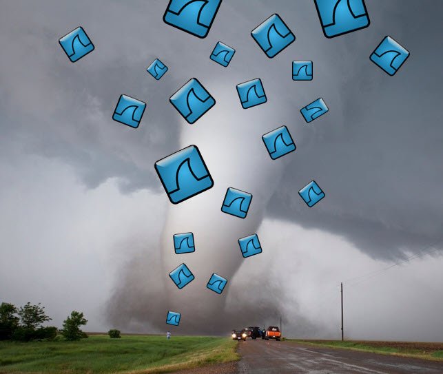 SW_Defined_Flav's tweet photo. WireSharknado when troubleshooting a spanning tree loop issue resulting a giant packet spiral of death!  #WireShark https://t.co/6VBgfS8vjL