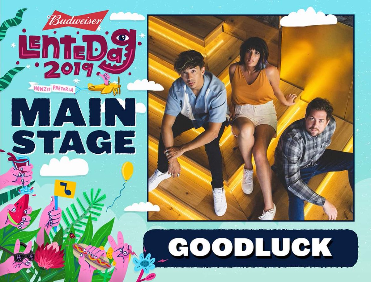 Pretoria!! It's a great pleasure to welcome GOODLUCK to the #Lentedag2019 stage!! Expect killer beats and a lot of jumping up and down!!

Ticket link: bit.ly/2Y3ii9L
Event link: bit.ly/2SlAExp