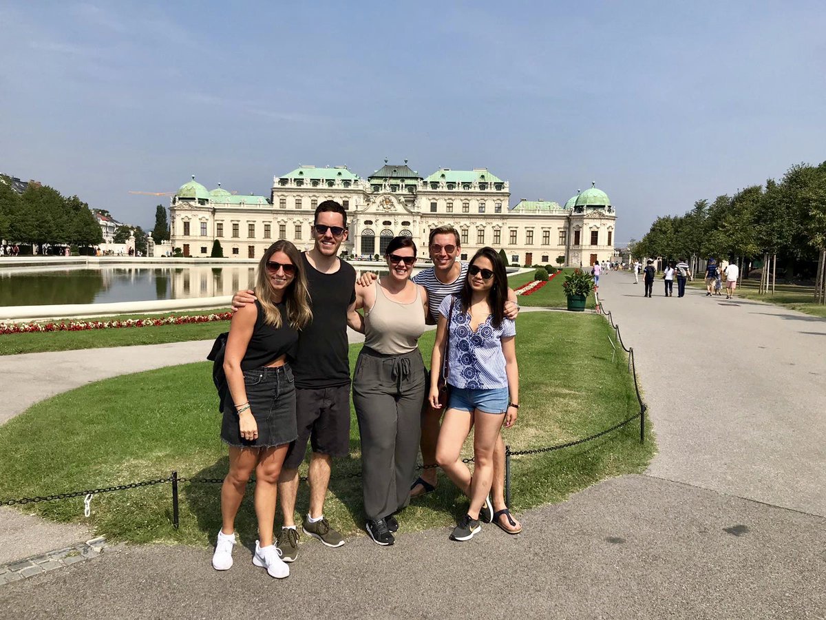 luebeckongress's tweet photo. Big thanks to @europeancities for connecting us w/ such amazing colleagues who became friends and to #viennaconventionbureau for having us. Currently #ecmss2018 reunion in Vienna!๐ค Have fun #ecmss2019!๐
@hansekoenigin @bettina_bunge @tw_media #eventprofs https://t.co/ssdEcWiBGE