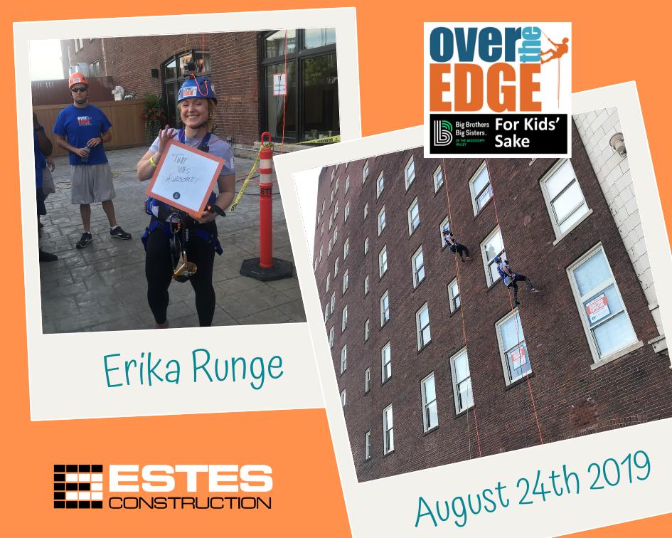 Erika had a blast going over the edge! Thanks to <a href="/bbbsmv/">BBBS-MV</a> for a fun event! #BBBS #IntheQ2030